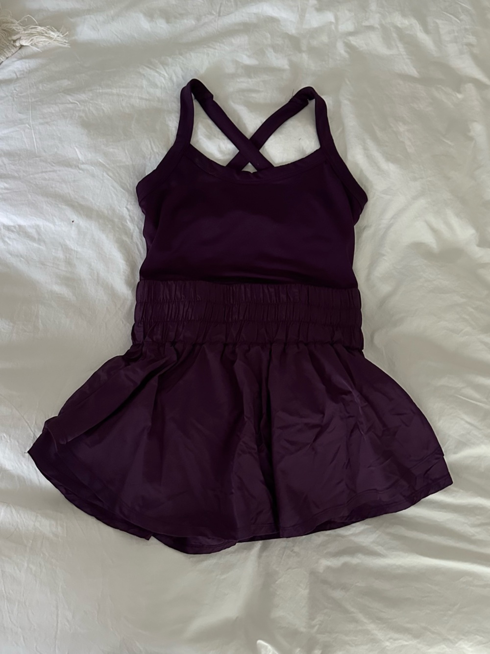 Free People Plum The way home skortsie